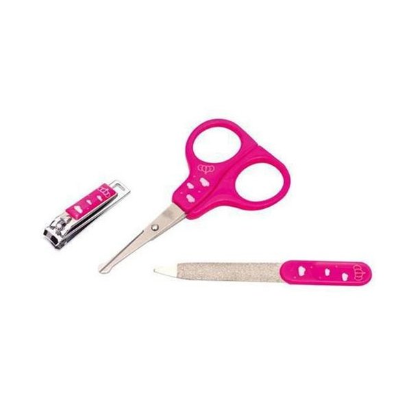 Kit Tesoura Lixa e Cortador de Unha Princesa - Unik