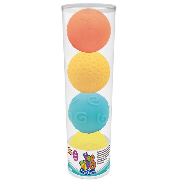 Bolinhas Toque Macio 4 Peças - YesToys