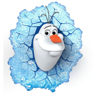 Luminária 3D Olaf Frozen - 3d Light Fx