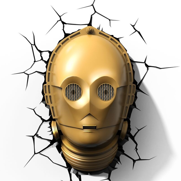 Luminária 3D Light Fx Star Wars C3PO  - Beek