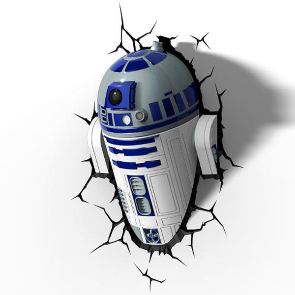 Luminária 3D Light Fx Star Wars R2D2  - Beek