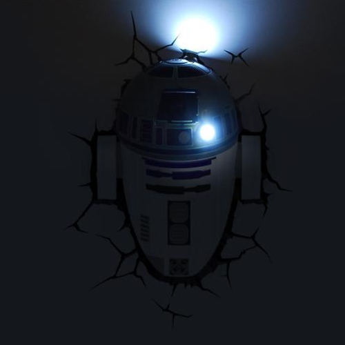 Luminária 3D Light Fx Star Wars R2D2  - Beek
