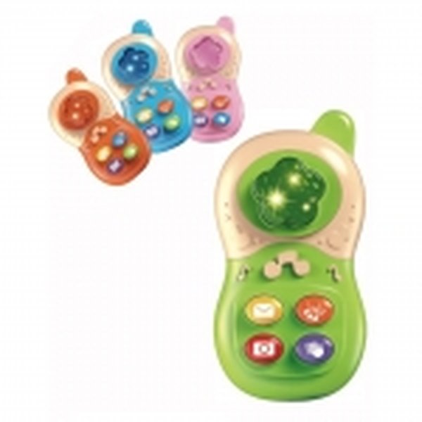 Celular De Brinquedos Com Música E Luzes - Coloria - Rosa