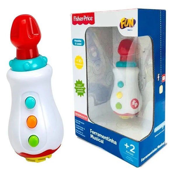 Brinquedo Ferramentinha Musical Chave de Fenda - Fisher Price