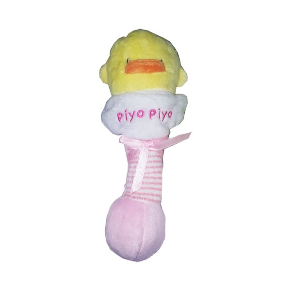 Chocalho de Pelucia Piyo - KitStar - Rosa