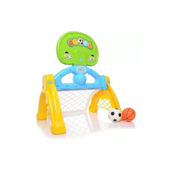 Centro Esportivo Infantil 2 Em 1 Basquete E Futebol - Maral