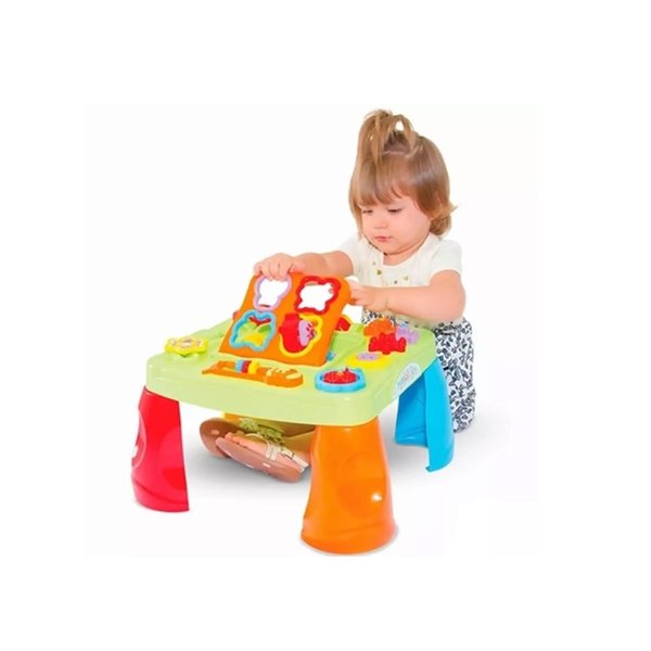 Mesa Infantil Criativa Com Atividades E Som - Maral