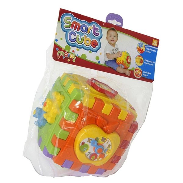 Brinquedo Para Bebê Smart Cube Com Som - Maral