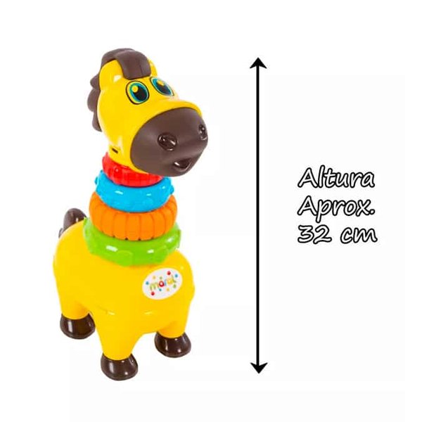 Baby Horse Brinquedo Infantil Empilhável com Som - Maral