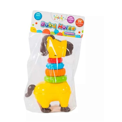 Baby Horse Brinquedo Infantil Empilhável com Som - Maral