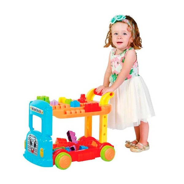 Caminhão Com Blocos De Montar Bricks Truck 33 Peças - Maral