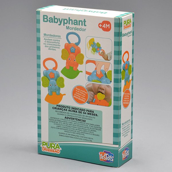 Chocalho Mordedor Babyphant - Pura Diversão