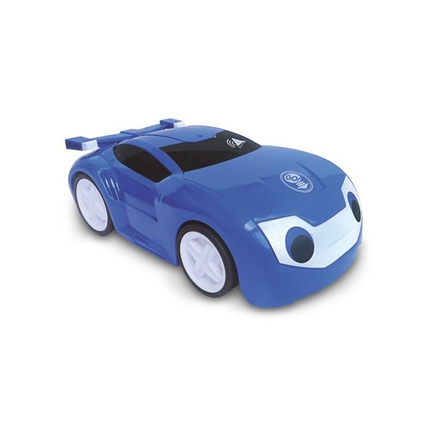 Carro Inteligente Toque e Anda Com Som - Pura Diversão - Azul