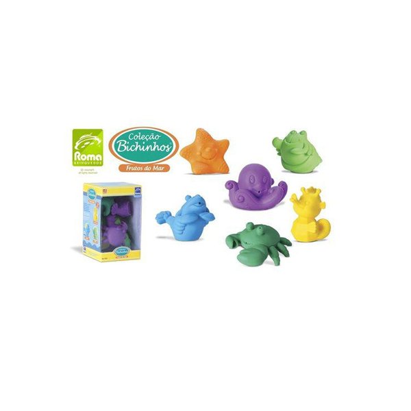 Coleção Bichinhos De Banho Frutos Do Mar - Roma