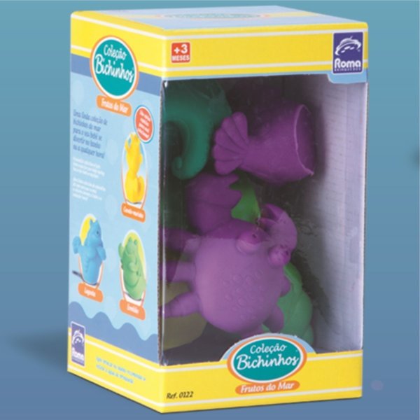 Coleção Bichinhos De Banho Frutos Do Mar - Roma