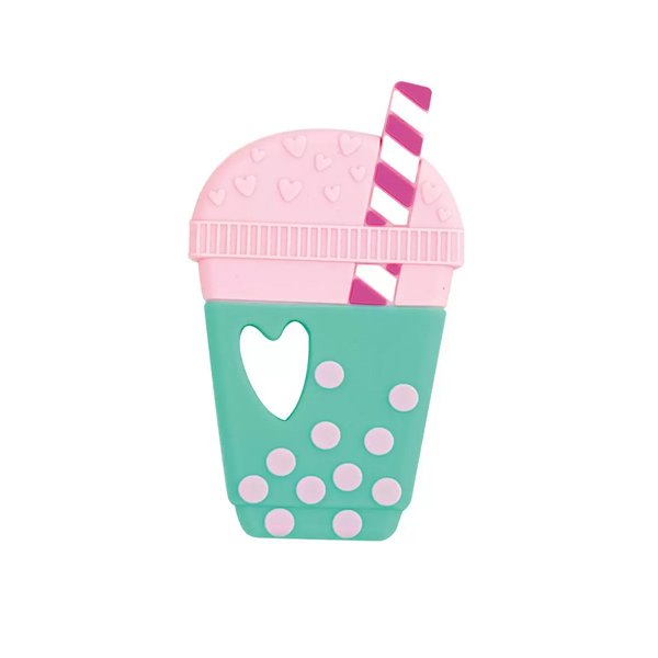 Mordedor de Silicone Rosa Milk Shake - Unik