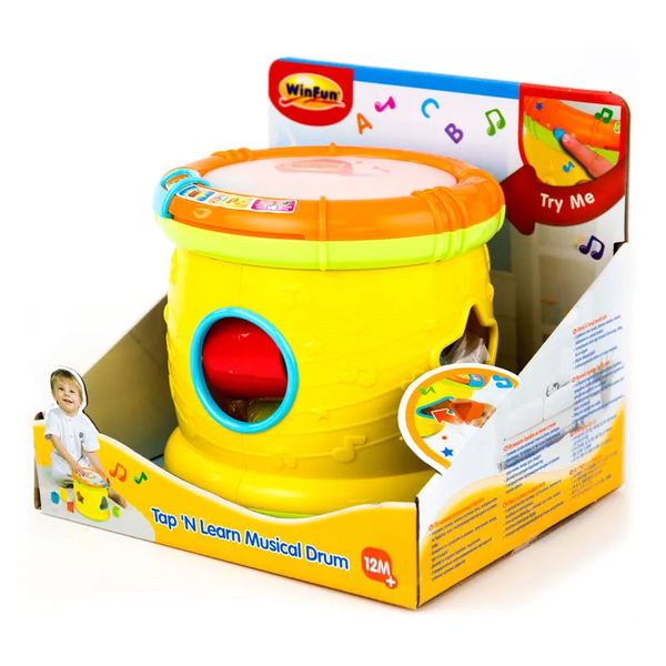 Tambor ABC Musical com Som e Luz - Winfun