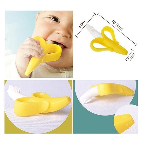 Massageador de Gengiva em Formato de Banana para Bebê - Western