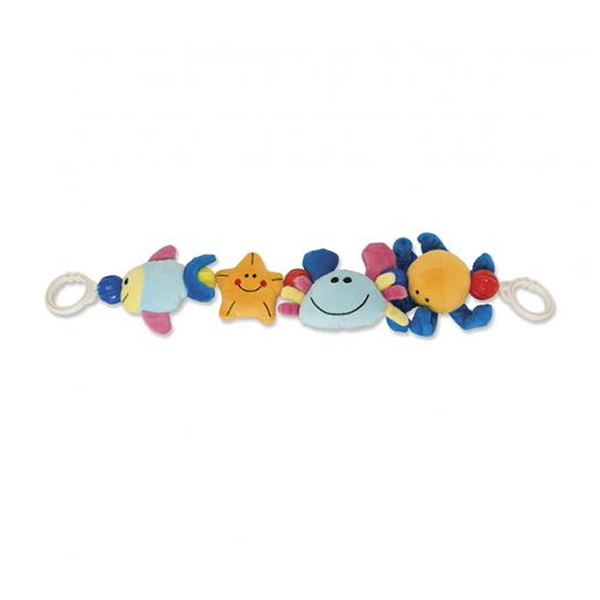 Móbile para Carrinho Em Pelúcia Oceano - Coloria