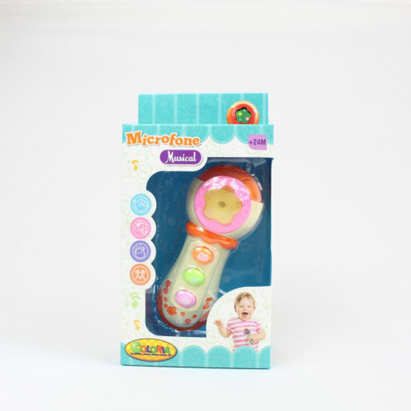 Microfone Musical - Coloria - Rosa