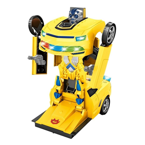 Carro Robô Amarelo - Coloria