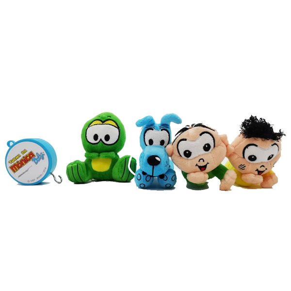 Móbile Giratório Musical Pelúcia Turma Da Mônica Baby Bidu Horácio - Kitstar
