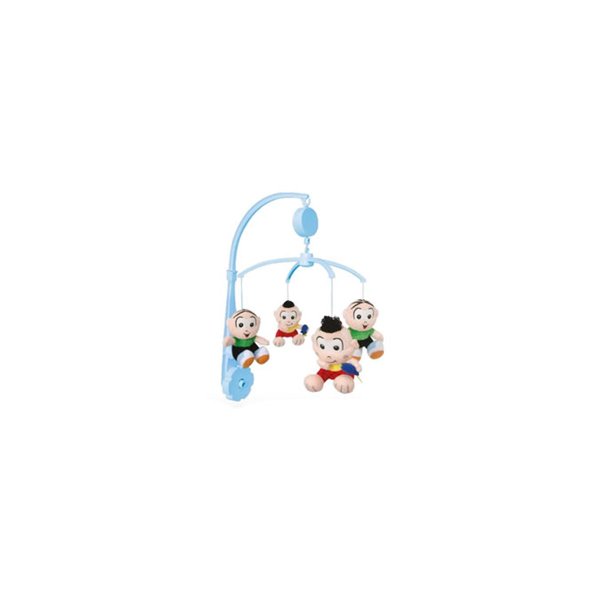 Móbile Giratório Musical Pelúcia Turma Da Mônica Baby Cebolinha Cascão - Kitstar