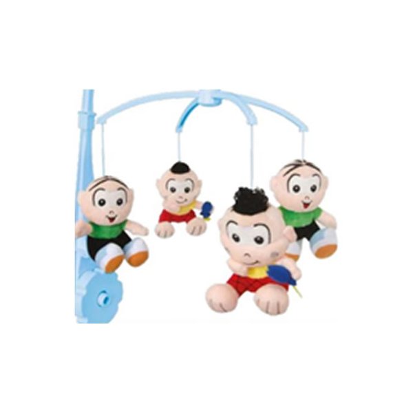 Móbile Giratório Musical Pelúcia Turma Da Mônica Baby Cebolinha Cascão - Kitstar
