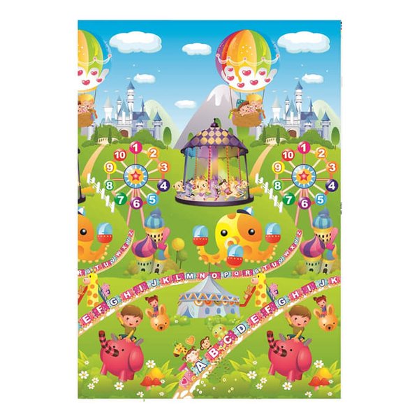 Tapete Infantil Divertido Parque de Diversão - Kitstar