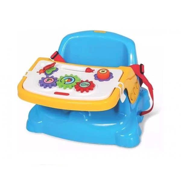 Cadeira Infantil 2 Em 1 Didática E Alimentação - Poliplac - Azul