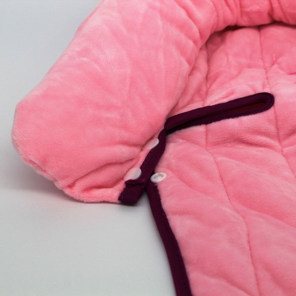Suporte para cabeça de bebê Ursinho - KitStar - Rosa