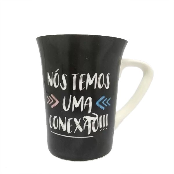 Caneca de Cerâmica Muddy Conexão Love 300ml - Wellmix