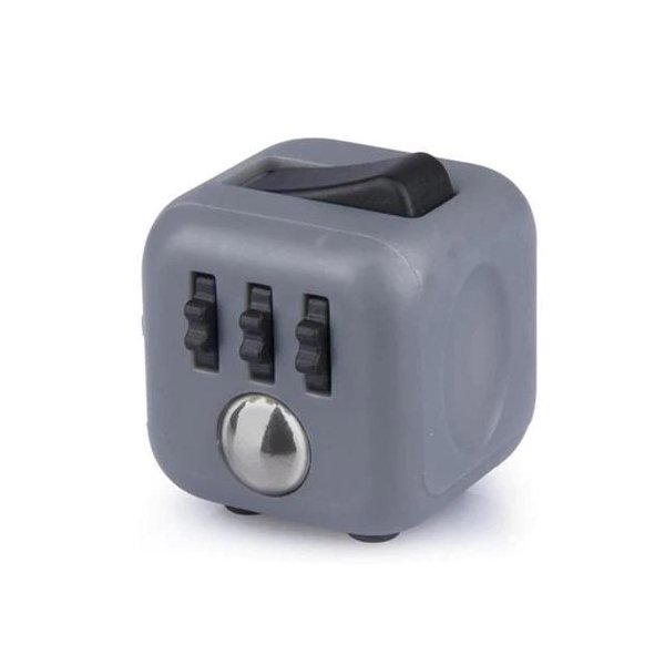 Cubo Anti Stress Fidget Cube - Candide - Cinza