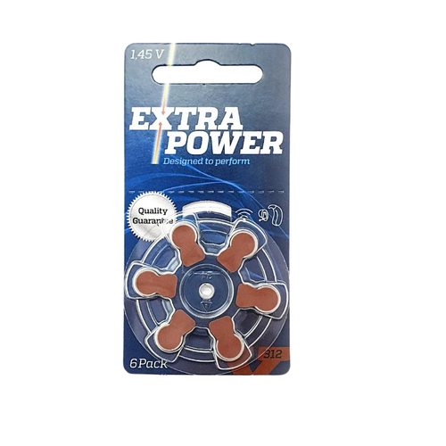 Pilha Auditiva A312 Aparelho Auditivo Com 6 – Extra Power