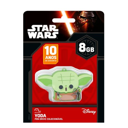 Pen drive Star Wars Yoda 8GB - Multilaser