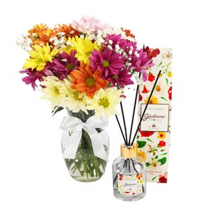 Imagem de Difusor Encontro Floral Giuliana Flores e Delicado Mix de Flores Silvestres