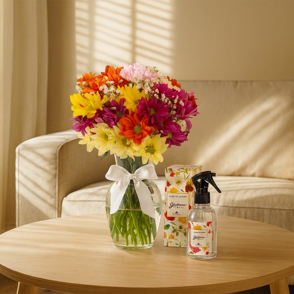 Aromatizador Encontro Floral Giuliana Flores e Delicado Mix de Flores Silvestres