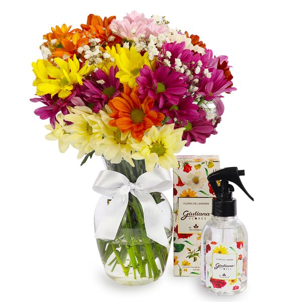 Aromatizador Encontro Floral Giuliana Flores e Delicado Mix de Flores Silvestres
