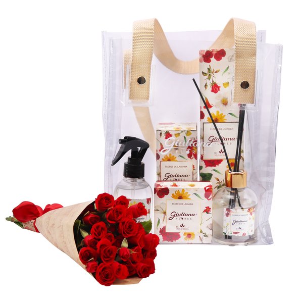 Mini Spray na Bolsa Cristal e Linha Aromática Giuliana Flores