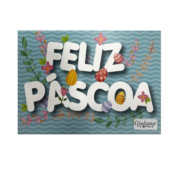 Cartão Feliz Pascoa