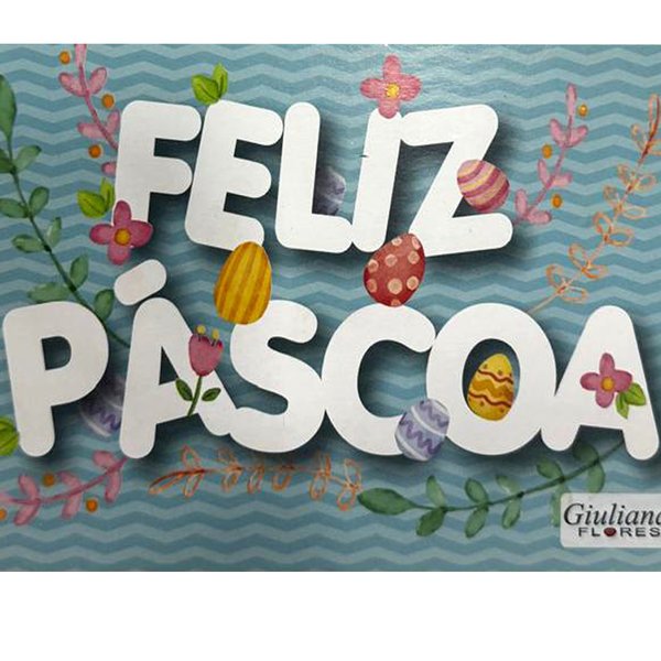Cartão Feliz Pascoa