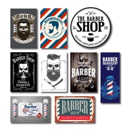 Imagem de Kit Placas Decorativas Barbearia Barber Shop Vintage Mdf - 9 Placas