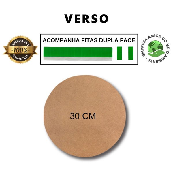 Kit 16 Placas Decorativas Mdf Bebidas Cervejas 30 cm redonda