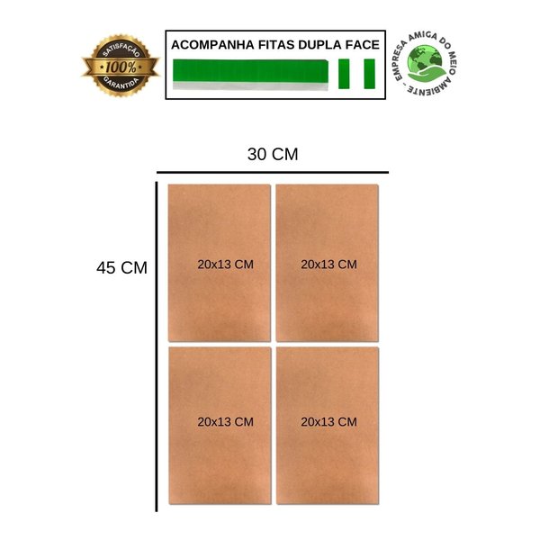 Kit Placas Quadros Cervejas Bebidas Mdf 4 pçs 20x13 cm