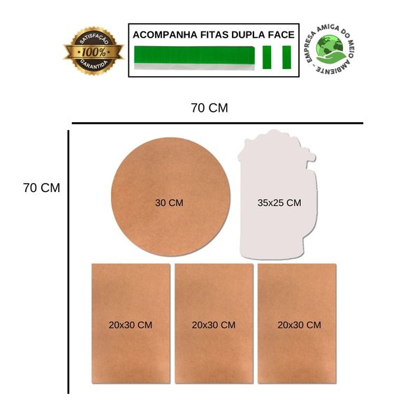 Kit 5 Placas Decorativas Com Frases Bar Cervejas Bebidas