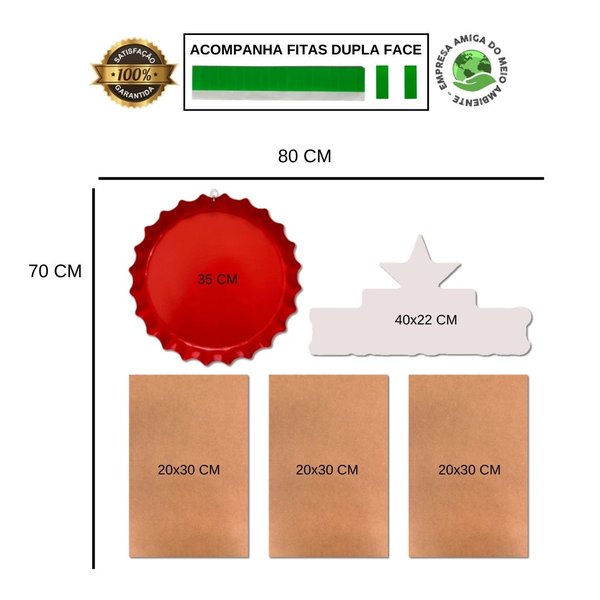 Kit 5 Placas Decorativas Cervejas Com Frases Bar Bebidas