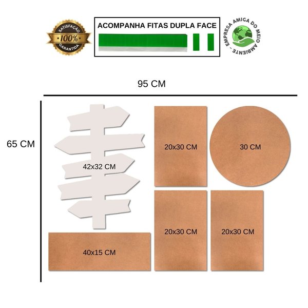 Kit 6 Placas Decorativas Frases Bebidas Bar Cervejas Seta