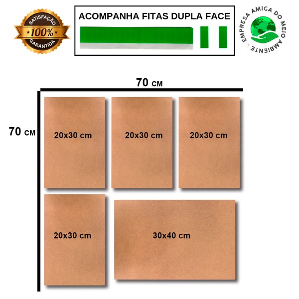 Kit 5 Placas Decorativas Cidades Paris Frases Mdf