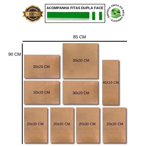 Kit Placas Decorativas Cozinha Frases Café Mdf -9 Placas