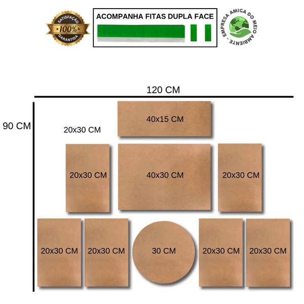 Kit 9 Placas Decorativas Mdf Frases Cozinha Café